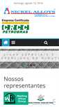 Mobile Screenshot of nickelalloys.com.br
